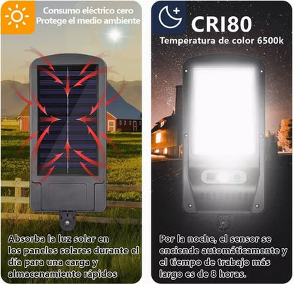 Foco Solar LED EcoLight™      - LLEVA 2 Y PAGA 1 [IMPERMEABLE]