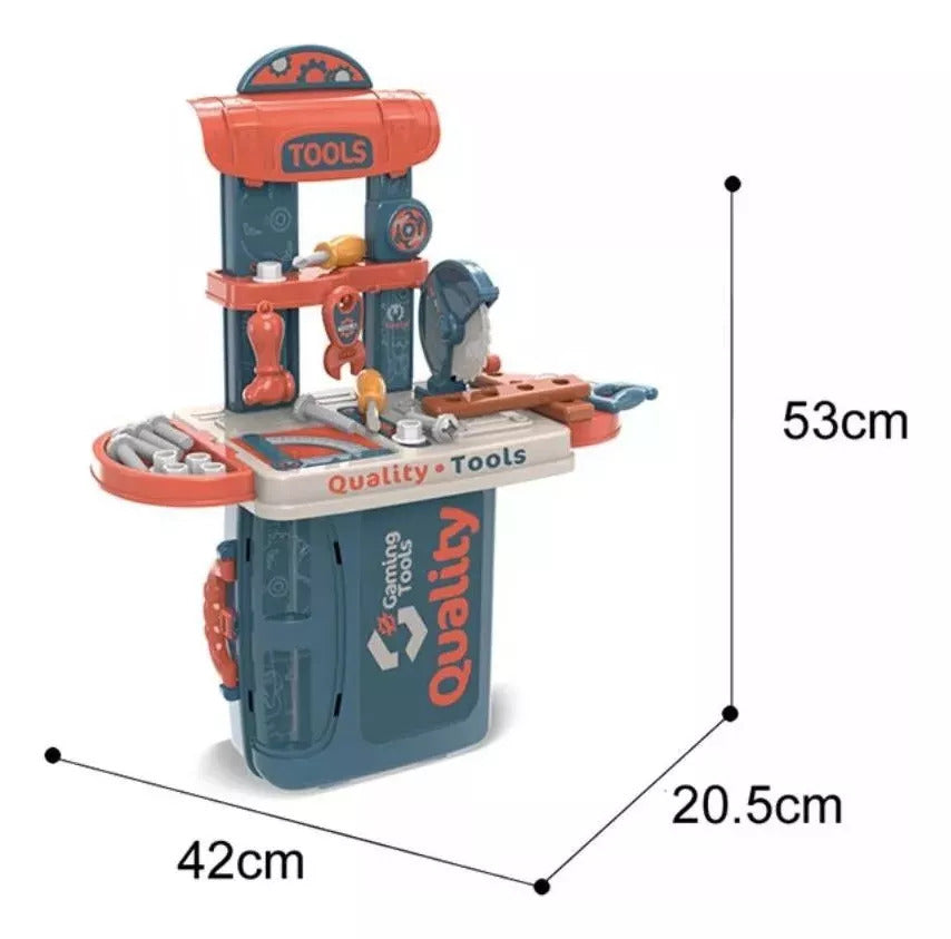Set Herramientas Portatil Maletin De Juguete